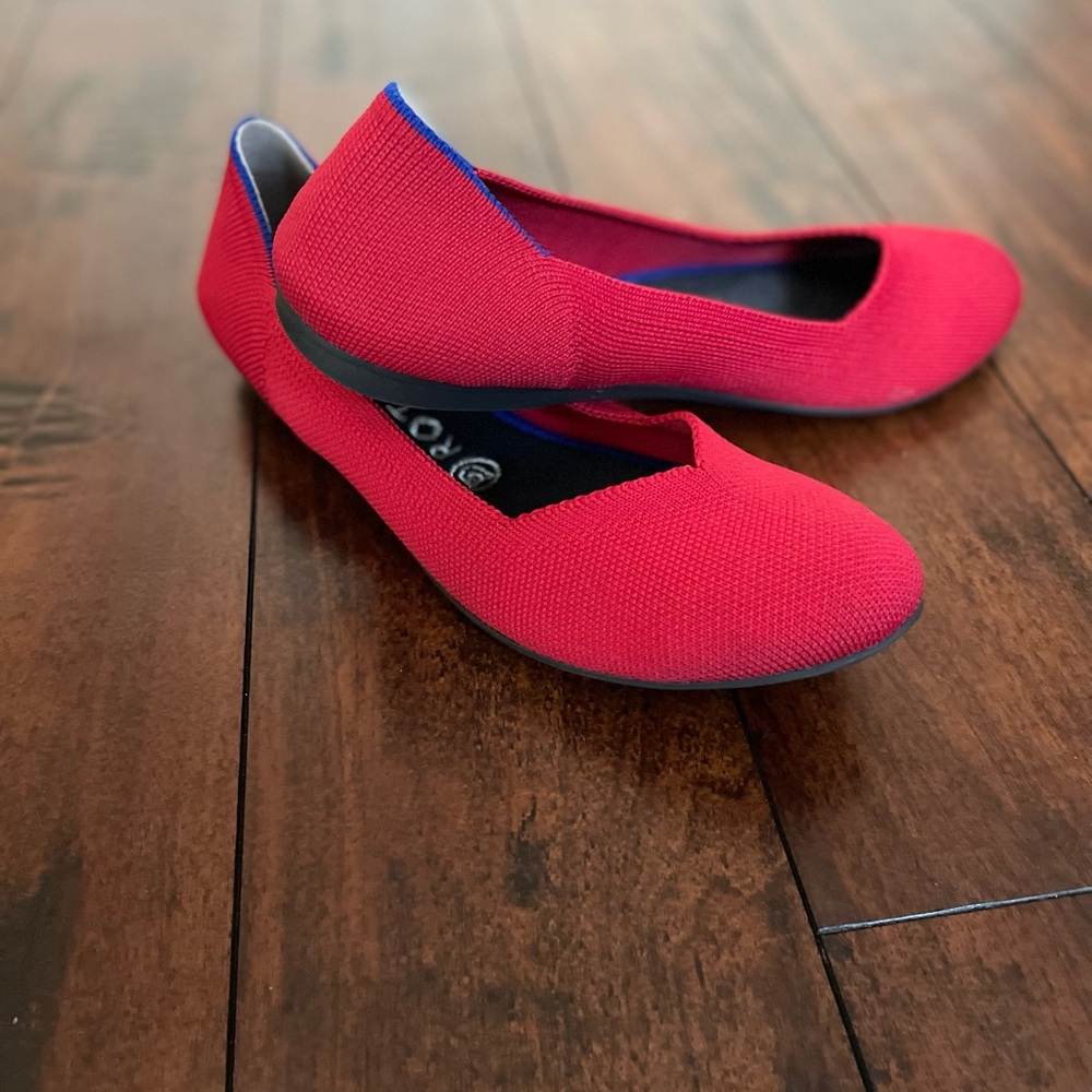 Rothy’s The Flat Red Round Toe